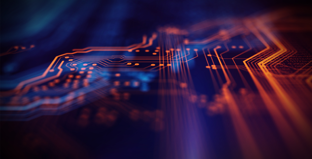 Abstract Circuit Board
